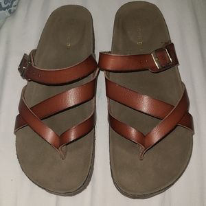 Madden Girl leather sandals